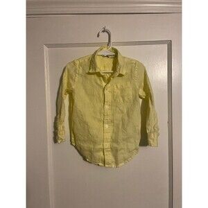 Janie and Jack Yellow Dress Shirt Size 2T